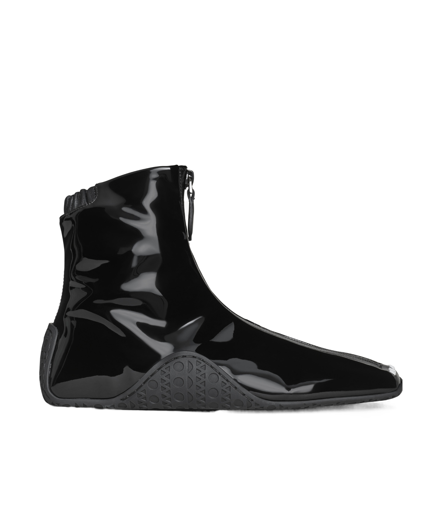 Shop Alaïa Logo-embossed Sneakers In Black