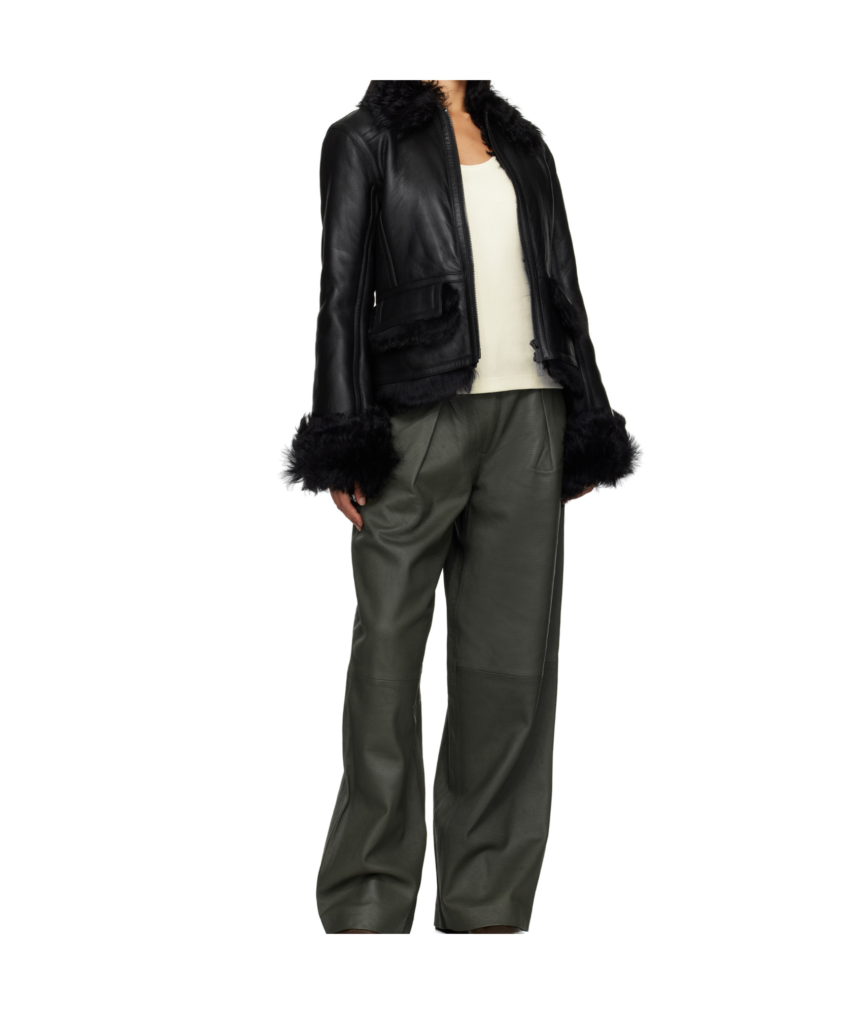 Remain Birger Christensen Belt-loop Casual Pants In Black