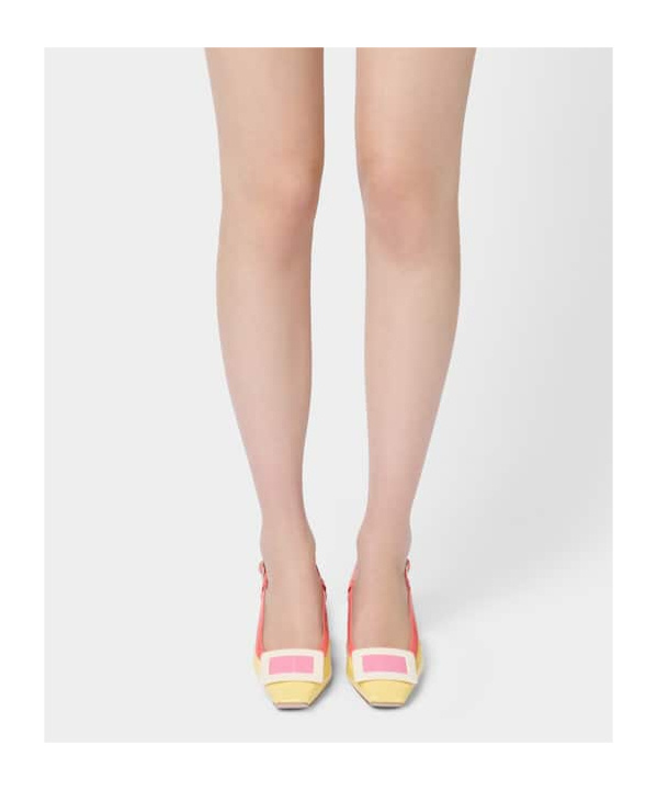 Roger Vivier Belle Vivier High-heeled Sandals In Nude