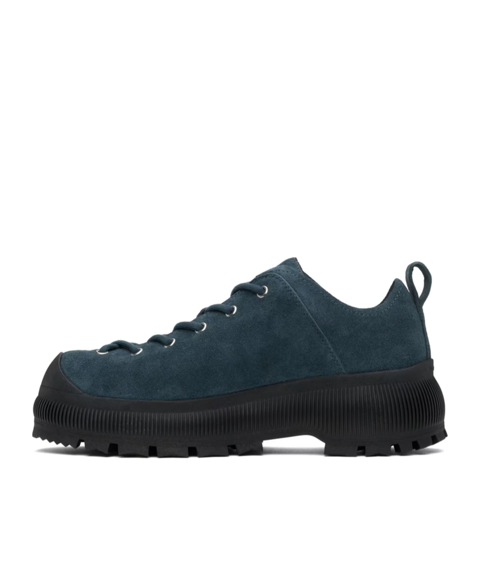 Jil Sander Low-cut Skate Shoes With Front Lace In Black