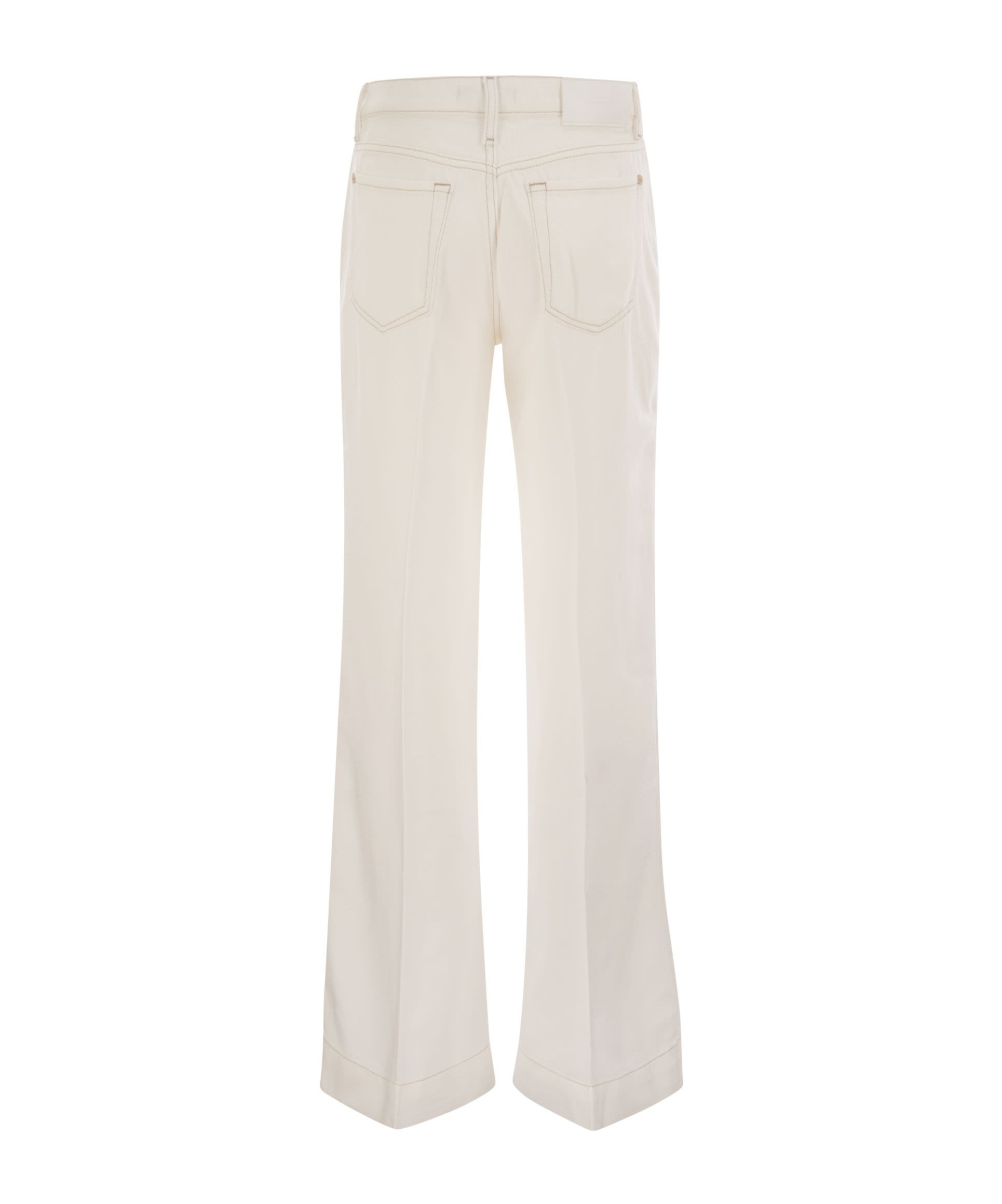 7 For All Mankind Modern Dojo Tailorless - High Waisted Flared Jeans