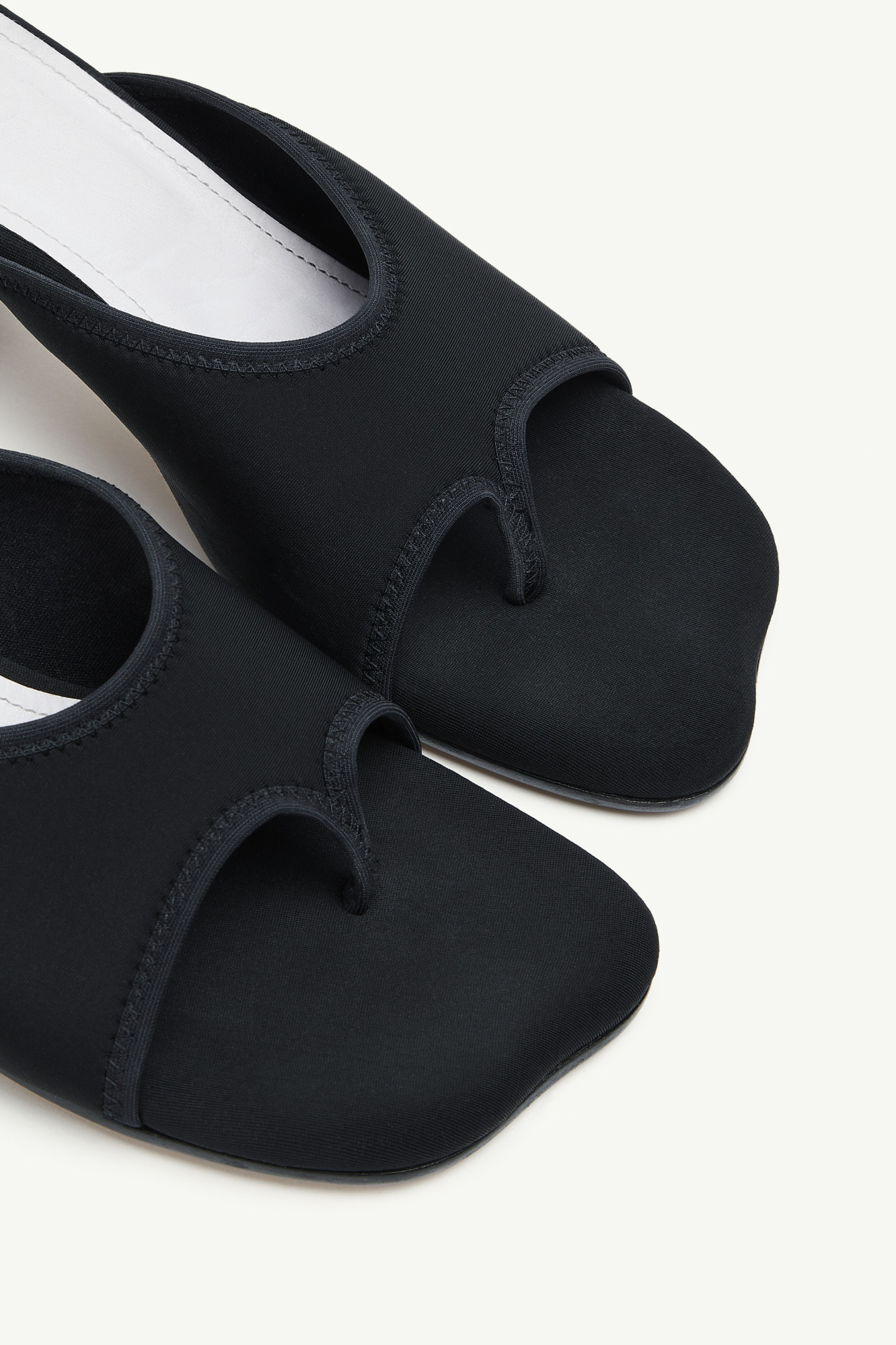 Shop Mm6 Maison Margiela Stretch Heeled Mule In Black