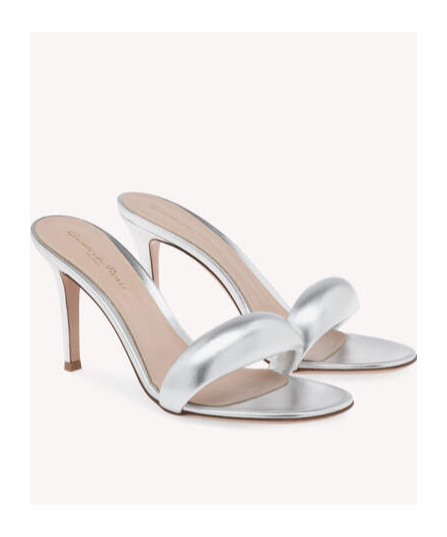 Gianvito Rossi Bijoux 90mm Crystal-embellished Mules In White