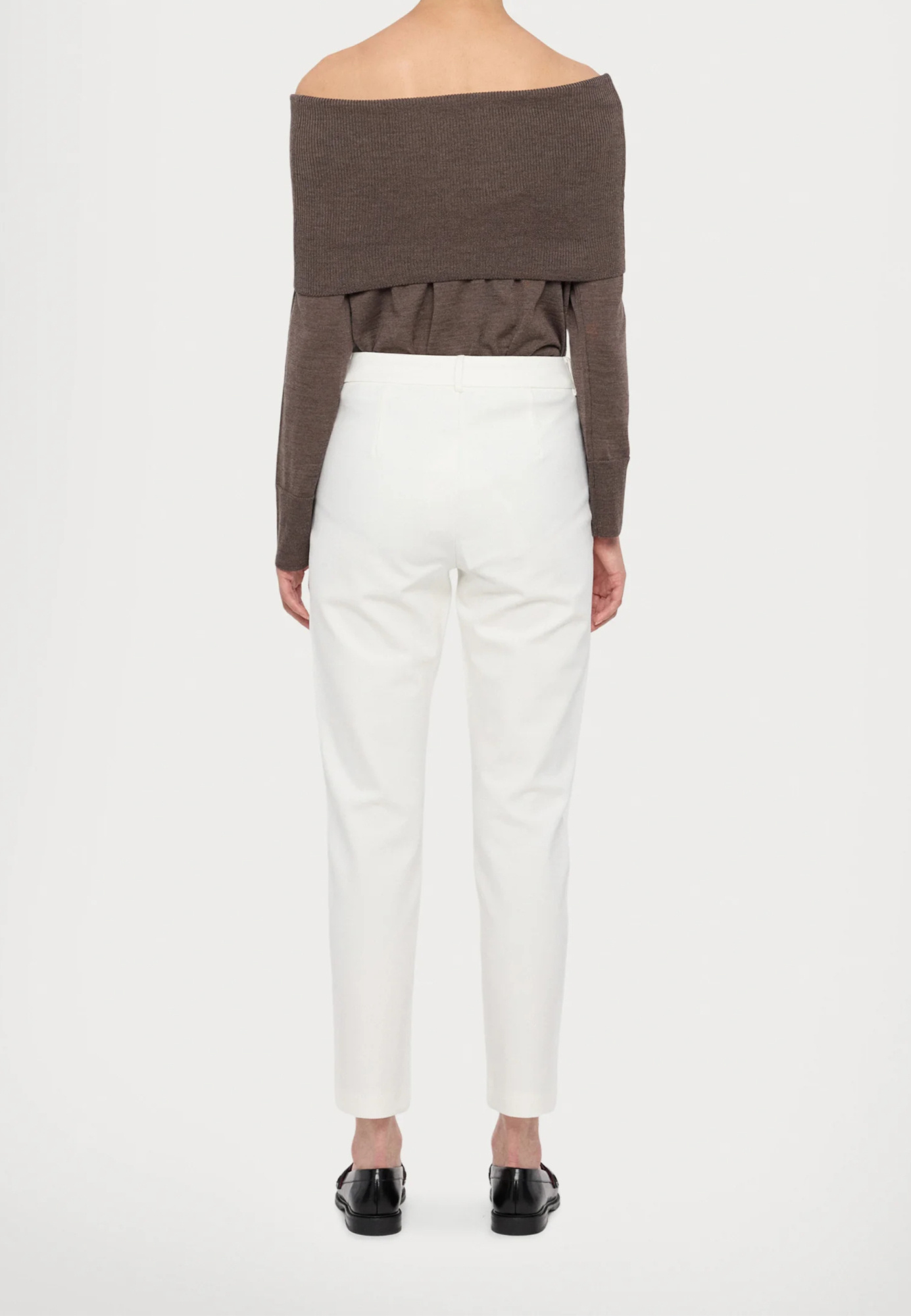 Max Mara Belt-loop Casual Pants In White