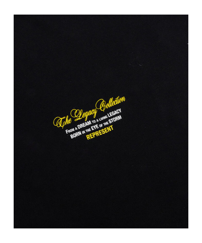 Represent Legacy Cherubs Cotton Graphic T-shirt In Black