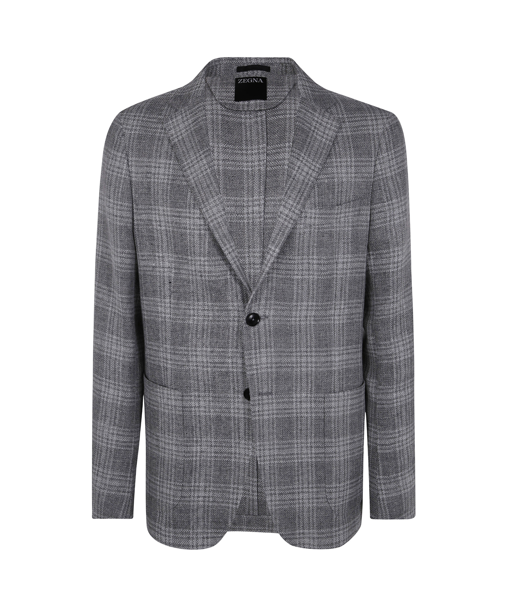 ZEGNA CHECK-PATTERN BLAZER