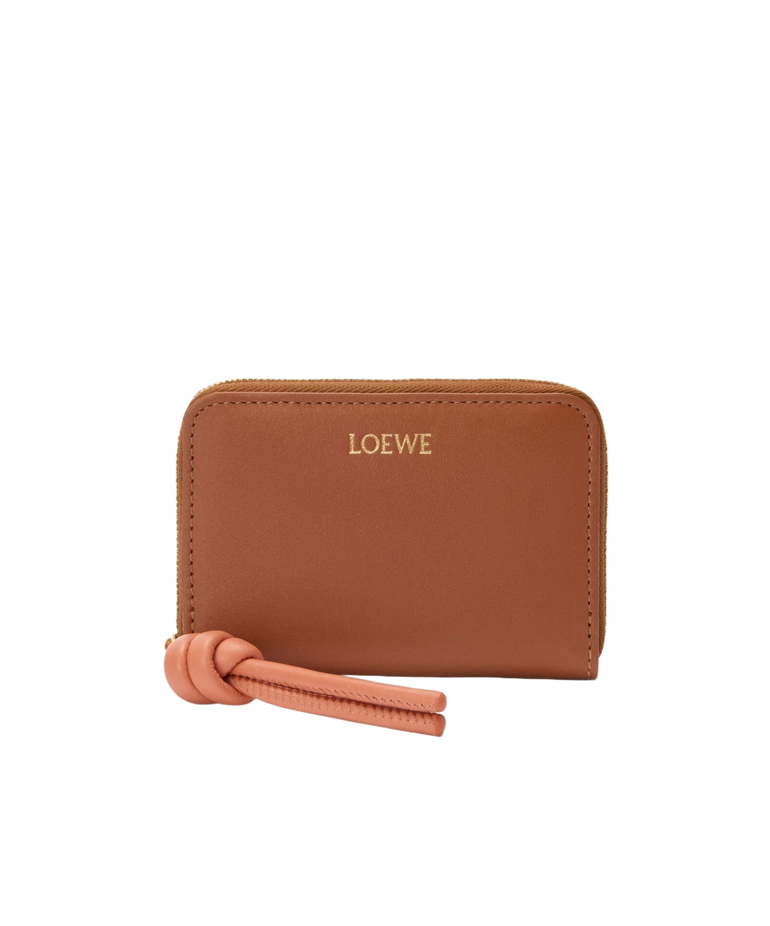Loewe Zipped Coin Purse In Shiny Nappa Calfskin