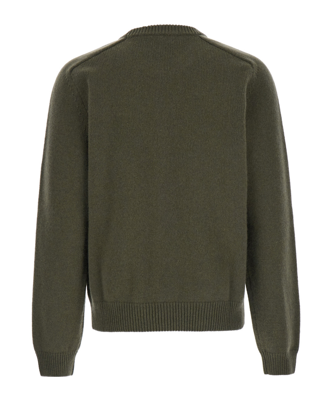 Celine Wool Long-sleeved Sweater In Green