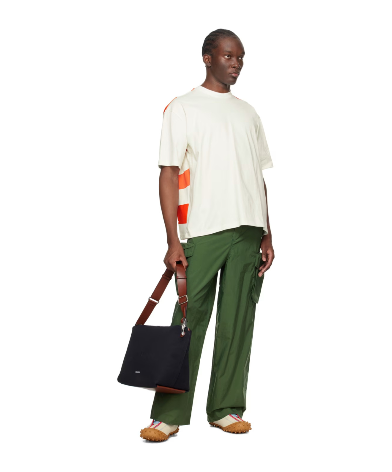 Sunnei Item O-neck Short-sleeved T-shirt In White