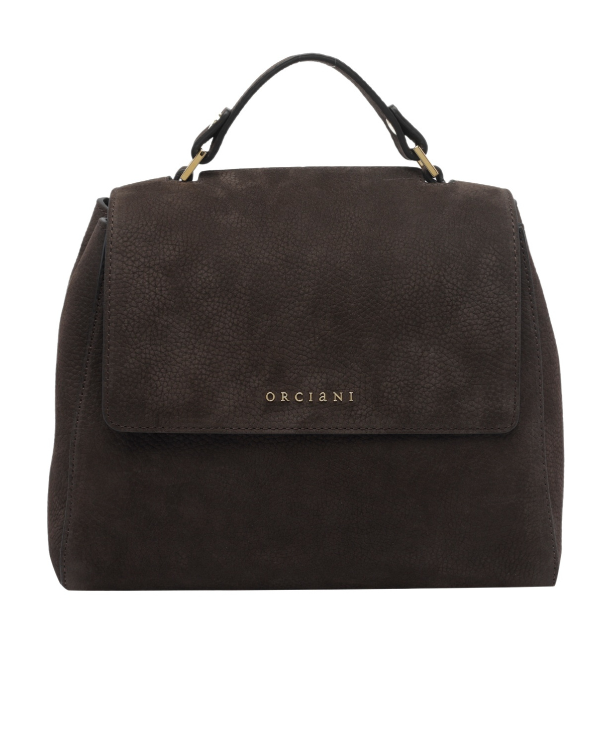 Orciani Top-handle Shoulder Bag In Moro