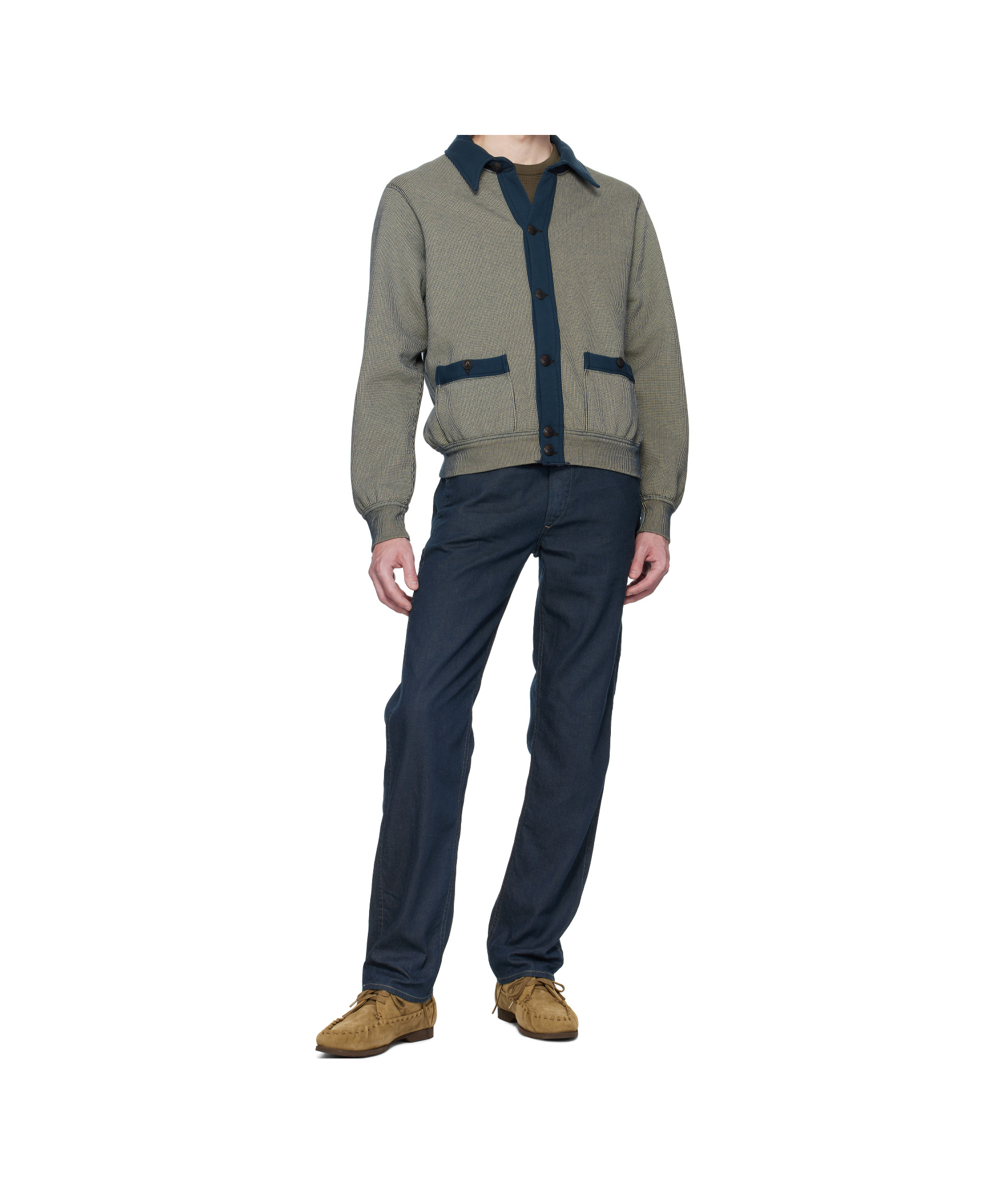 Rrl Engineer Fit Jeans In Blue