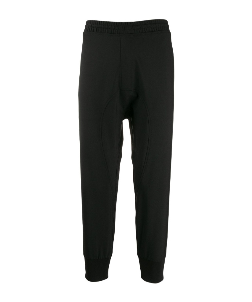 Neil Barrett Elastic Waist-edge Sweatpants In Black
