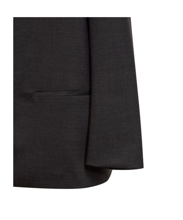 Philosophy Di Lorenzo Serafini Tropical Wool Oversize Blazer In Black