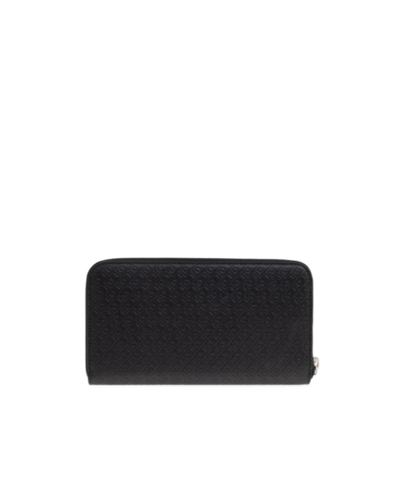Ferragamo Zipper Wallet In Black