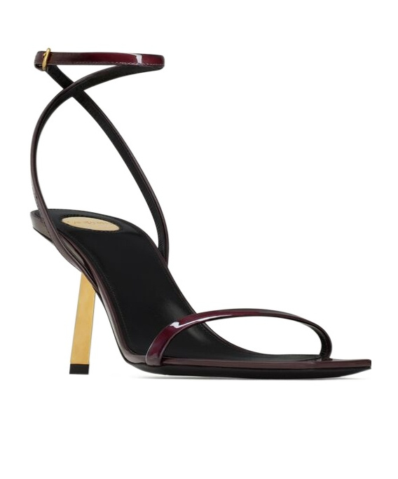Saint Laurent 75mm Lee Sandals In Black