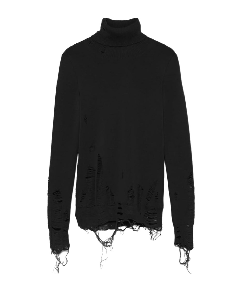 Mm6 Maison Margiela Imitation Sweater In Black