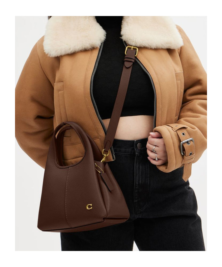 Coach Lana Shoulder Bag 23 In Brown