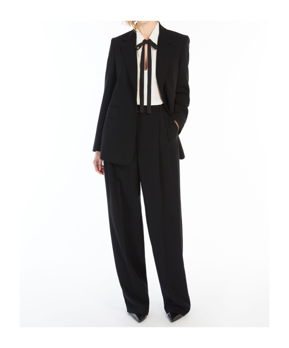 Max Mara Tailored Suit Jacket Front Pockets