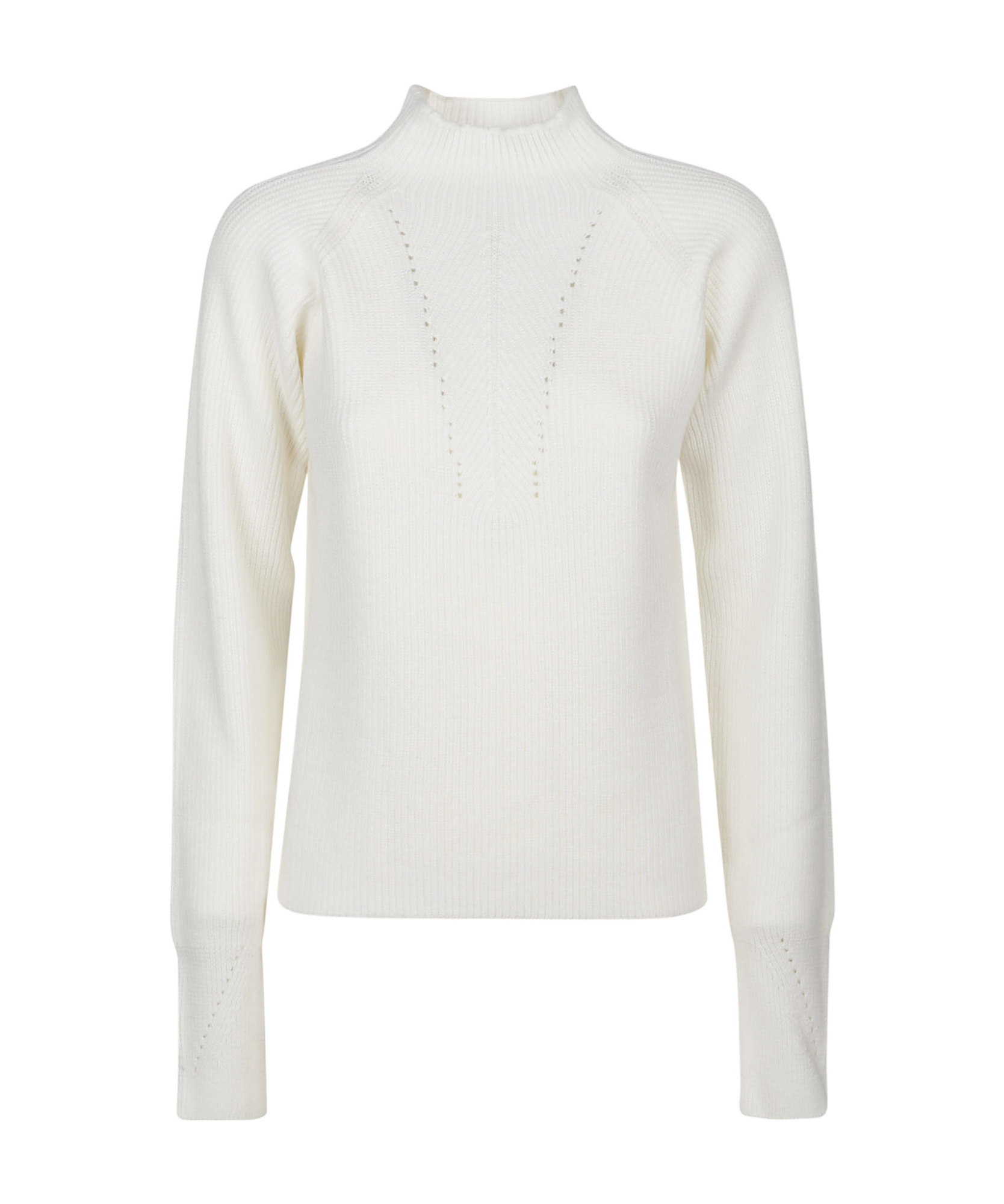 Drumohr Turtle Neck Sweater In White