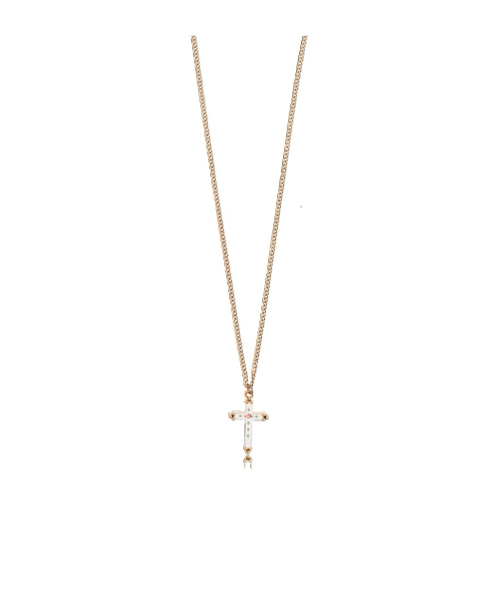 Dsquared2 Cross Necklace In Gold