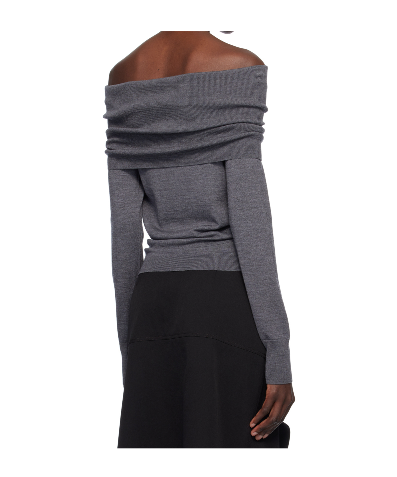 Stella Mccartney Shoulder Knitwear Stretch Ribbed Sleeves