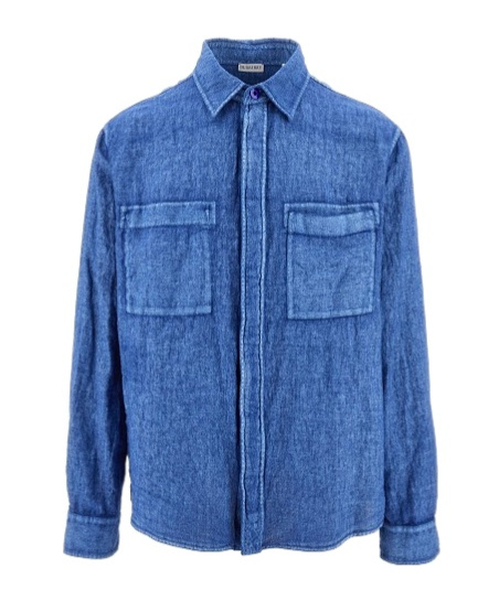 BURBERRY BURBERRY LONG SLEEVED DENIM SHIRT
