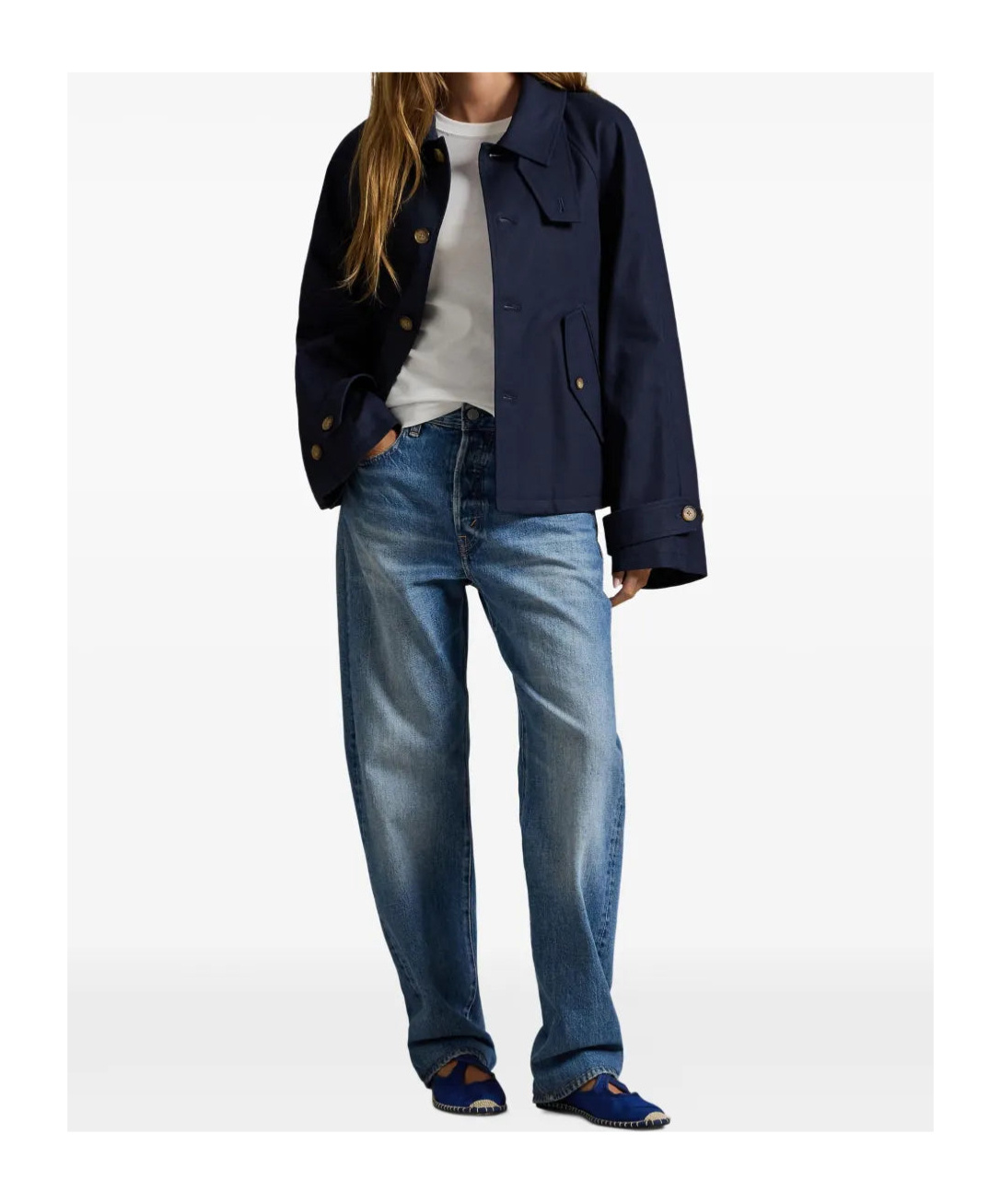 Polo Ralph Lauren Buttoned Jacket In Brown