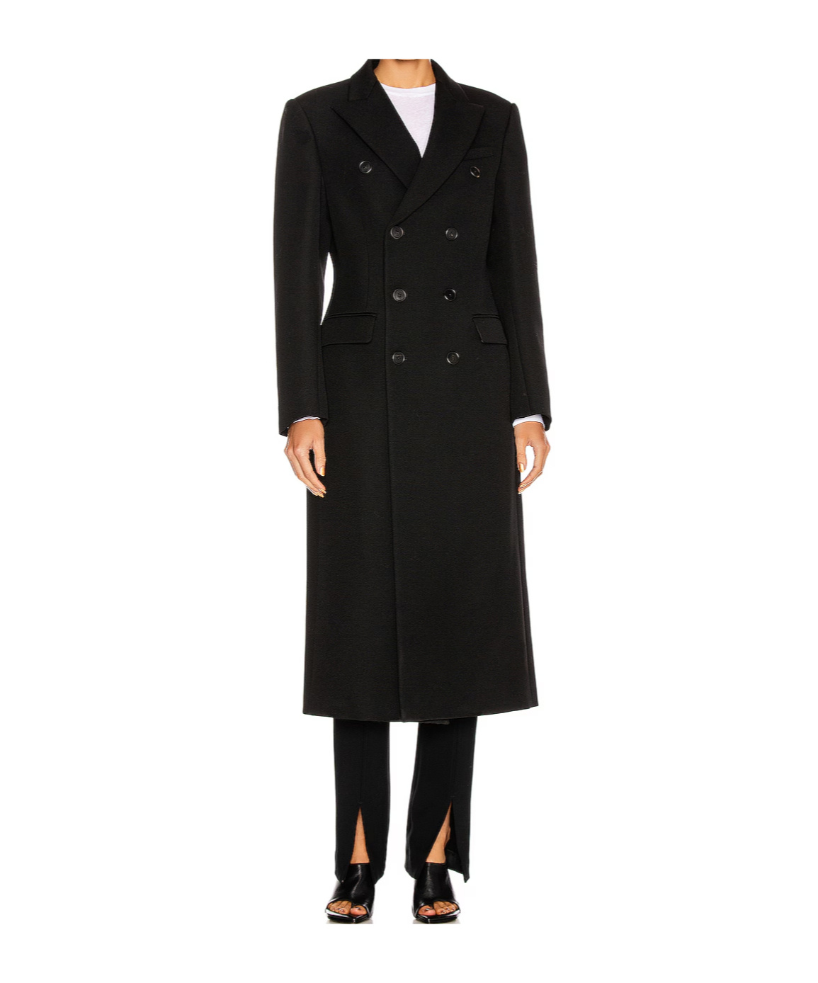 Shop Wardrobe.nyc Double Breasted Coat
