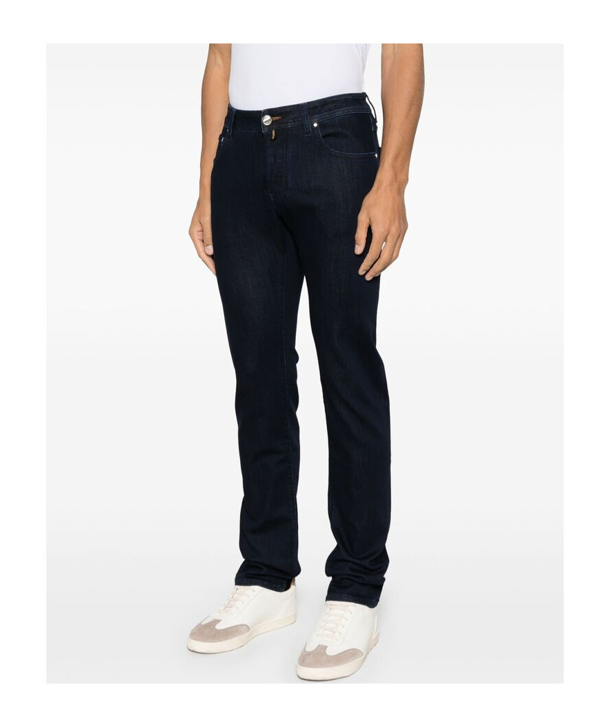 JACOB COHEN BELT-LOOP JEANS