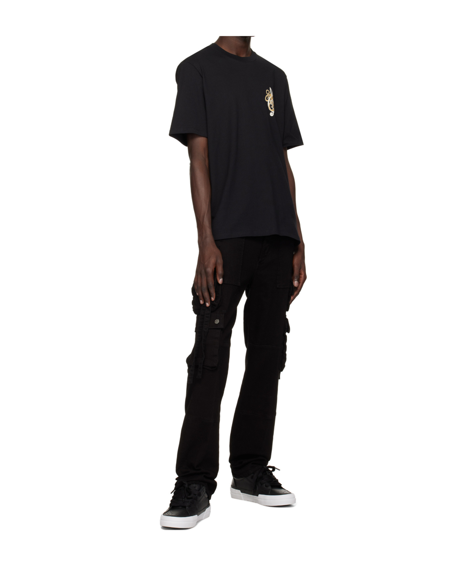 Amiri Jazz Band Printed T-shirt In Black