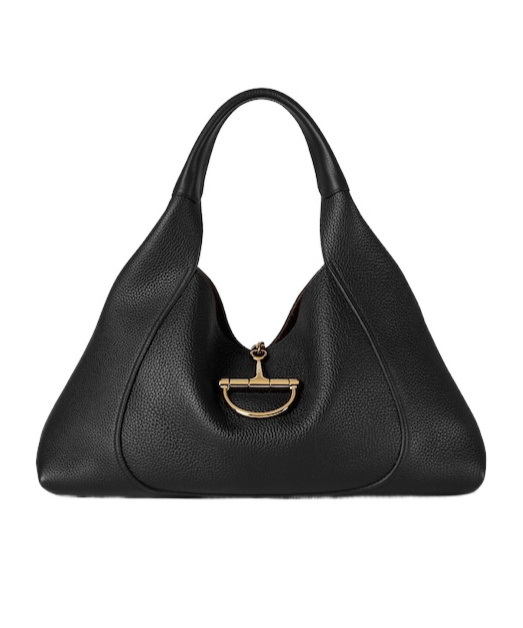 Gucci Softbit Maxi Shoulder Bag In Black