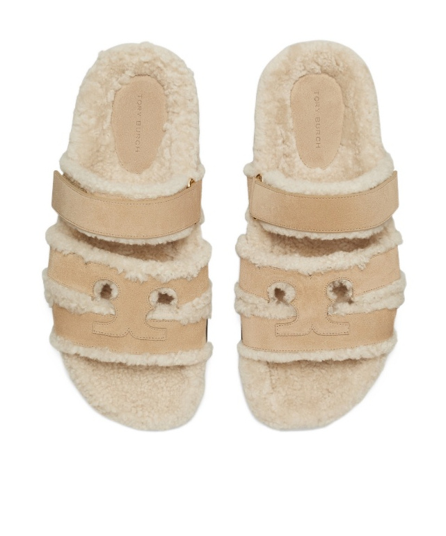 Tory Burch 'ines' Slides In Brown