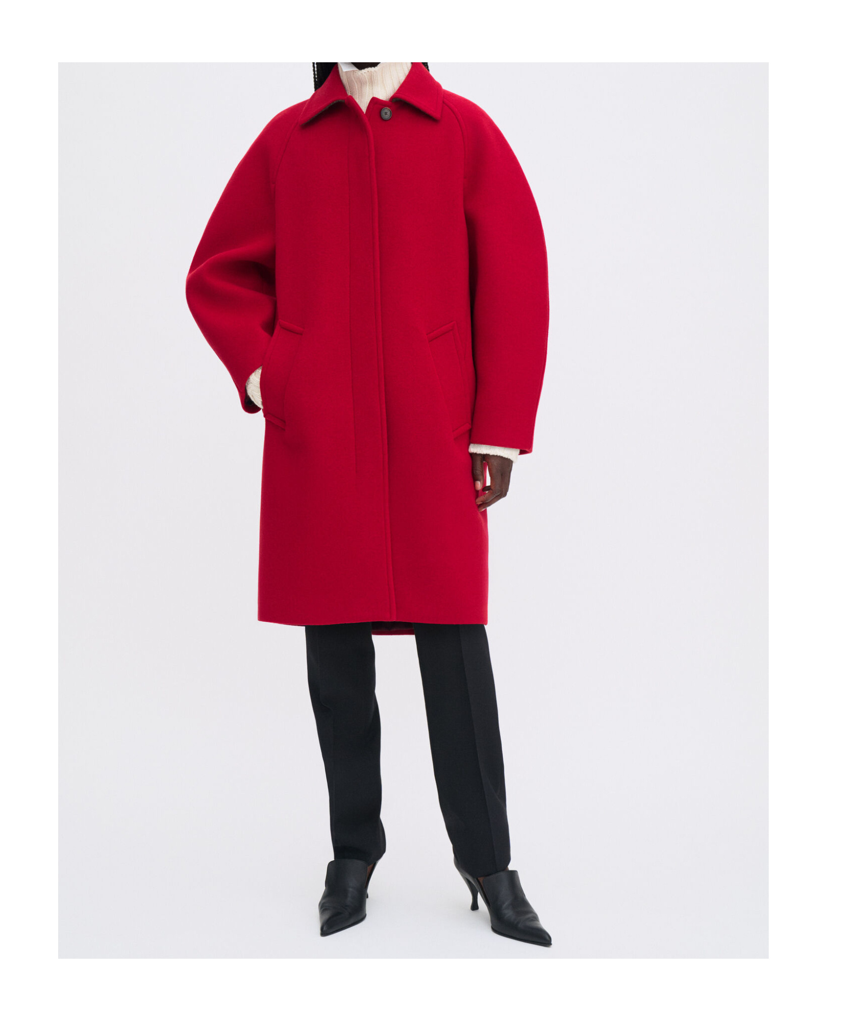 Filippa K Coats Bordeaux In Red