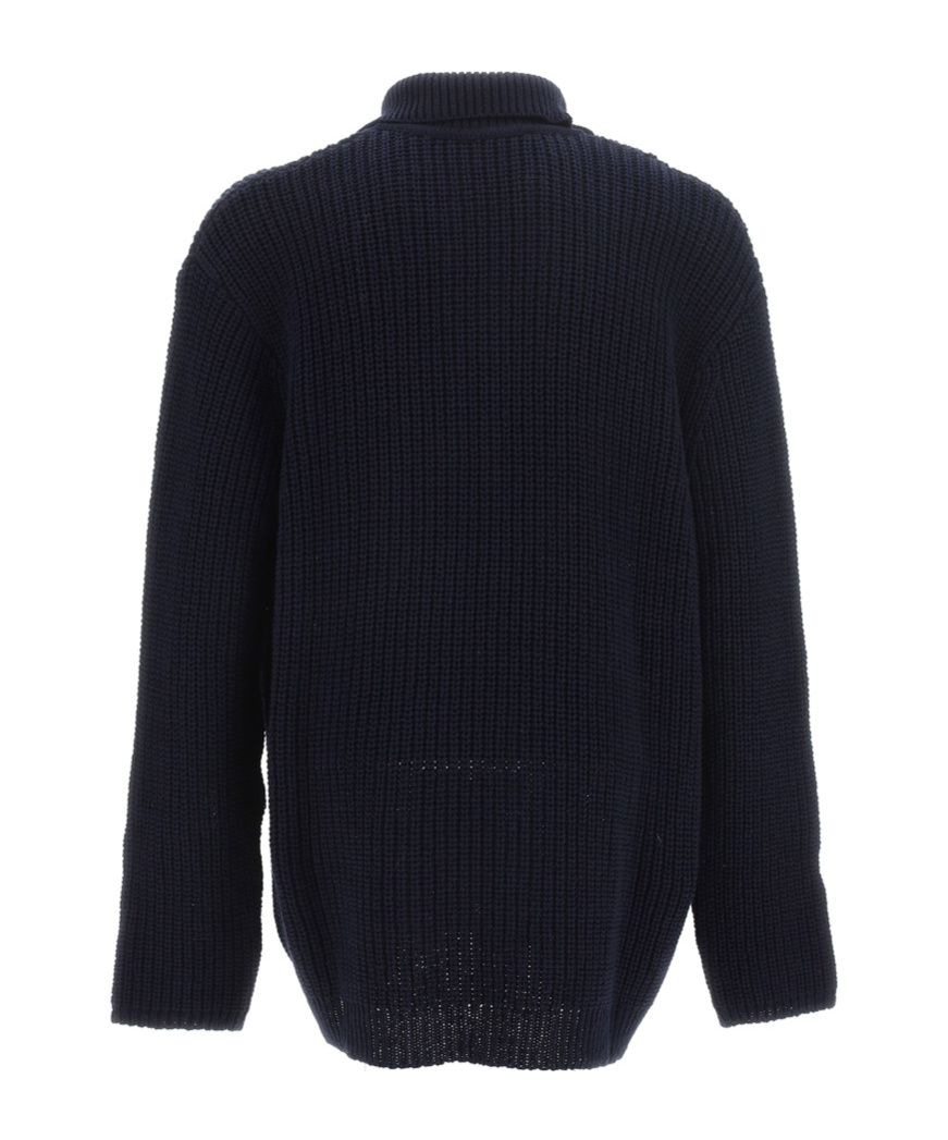 Our Legacy Lapel Long-sleeved Sweater In Black