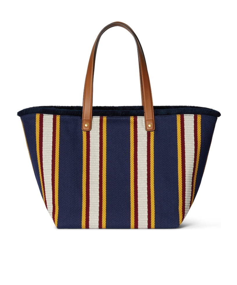 Gucci Embroidered Medium Canvas Tote Bag