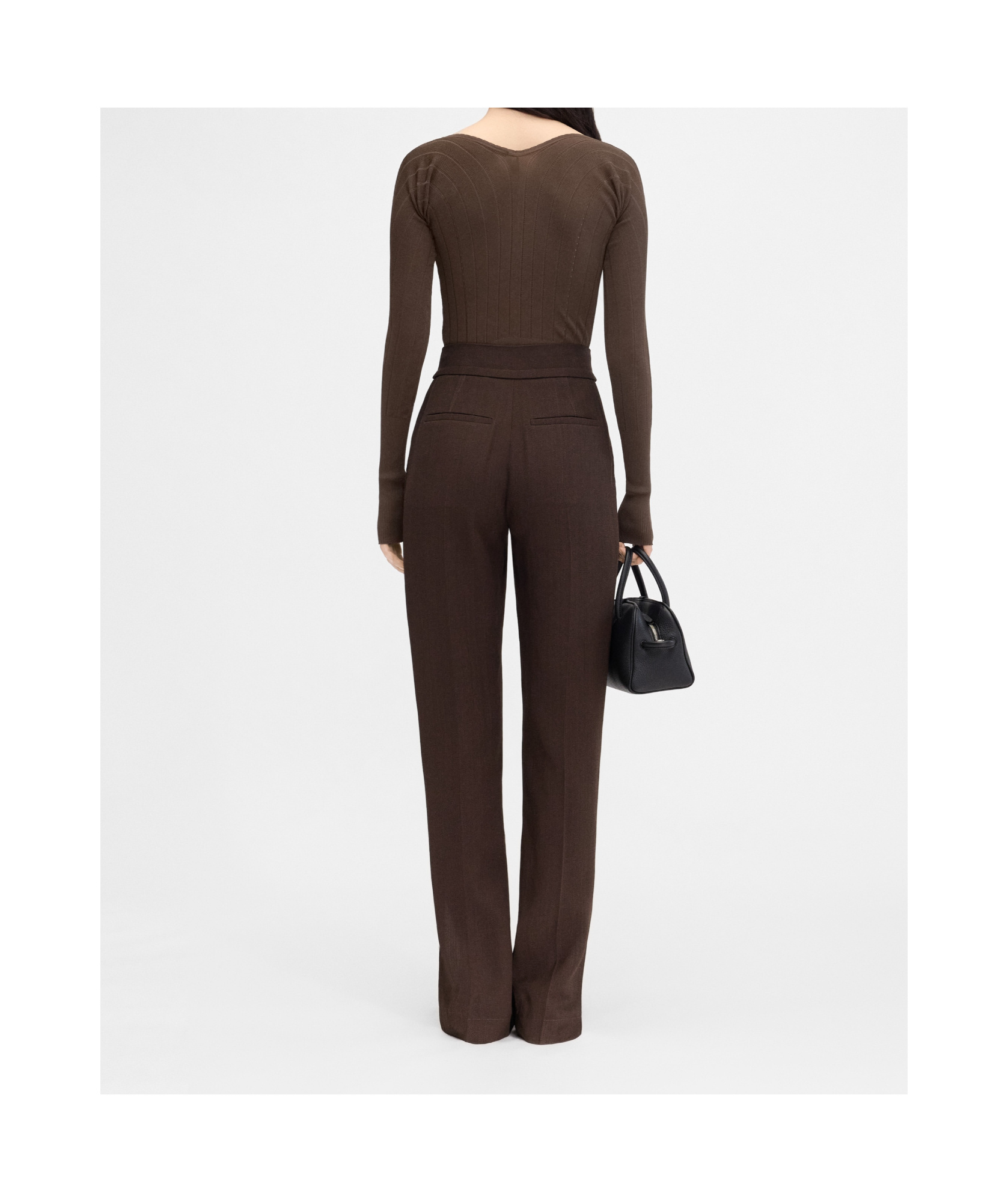 Jacquemus Pralu Ribbed-knit Top In Green
