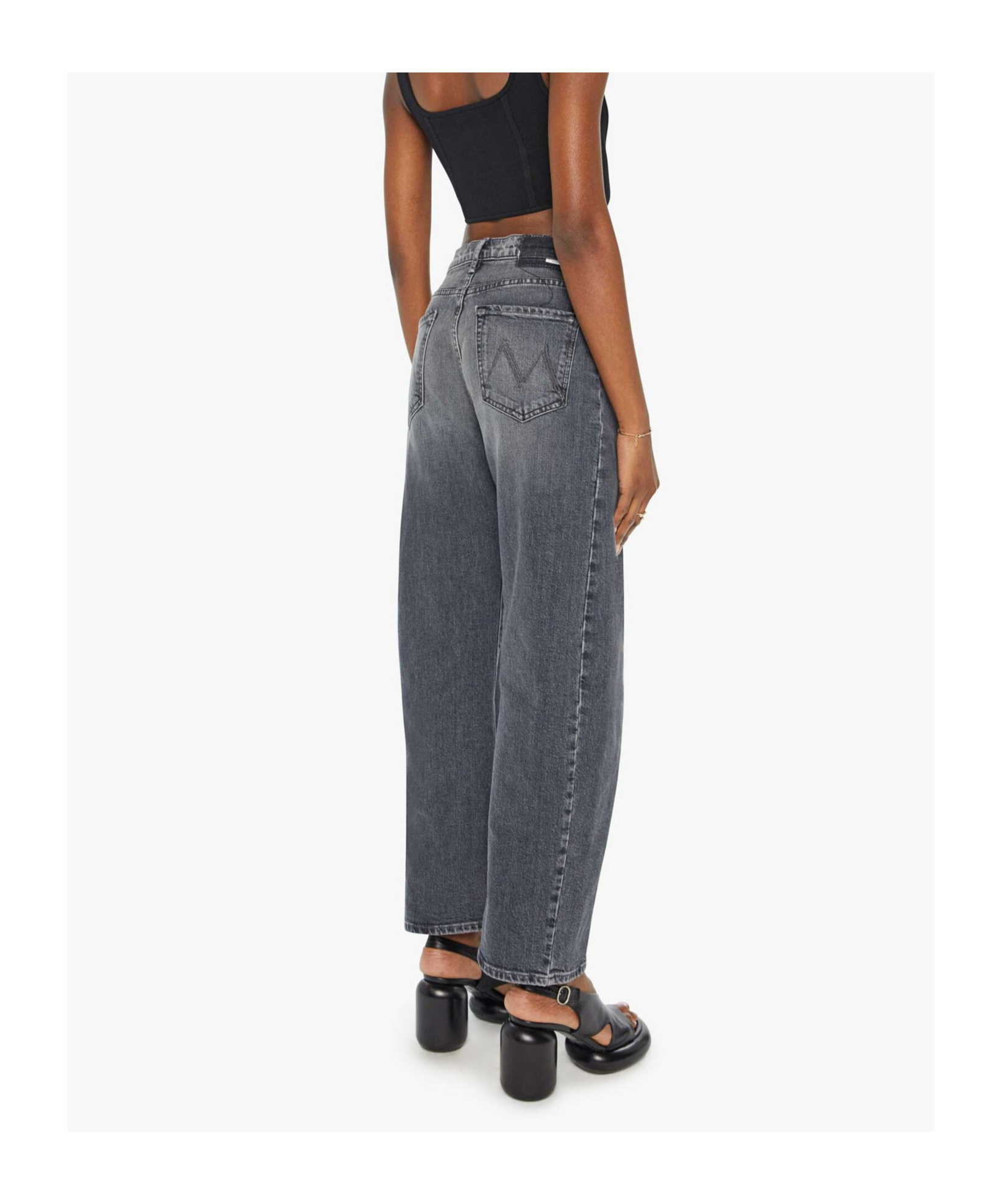 Mother Half-pipe Flood Jean In Outta Sight In Gray