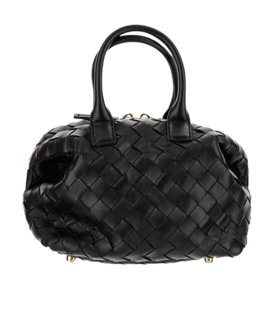 Shop Bottega Veneta Mini Bauletto In Black