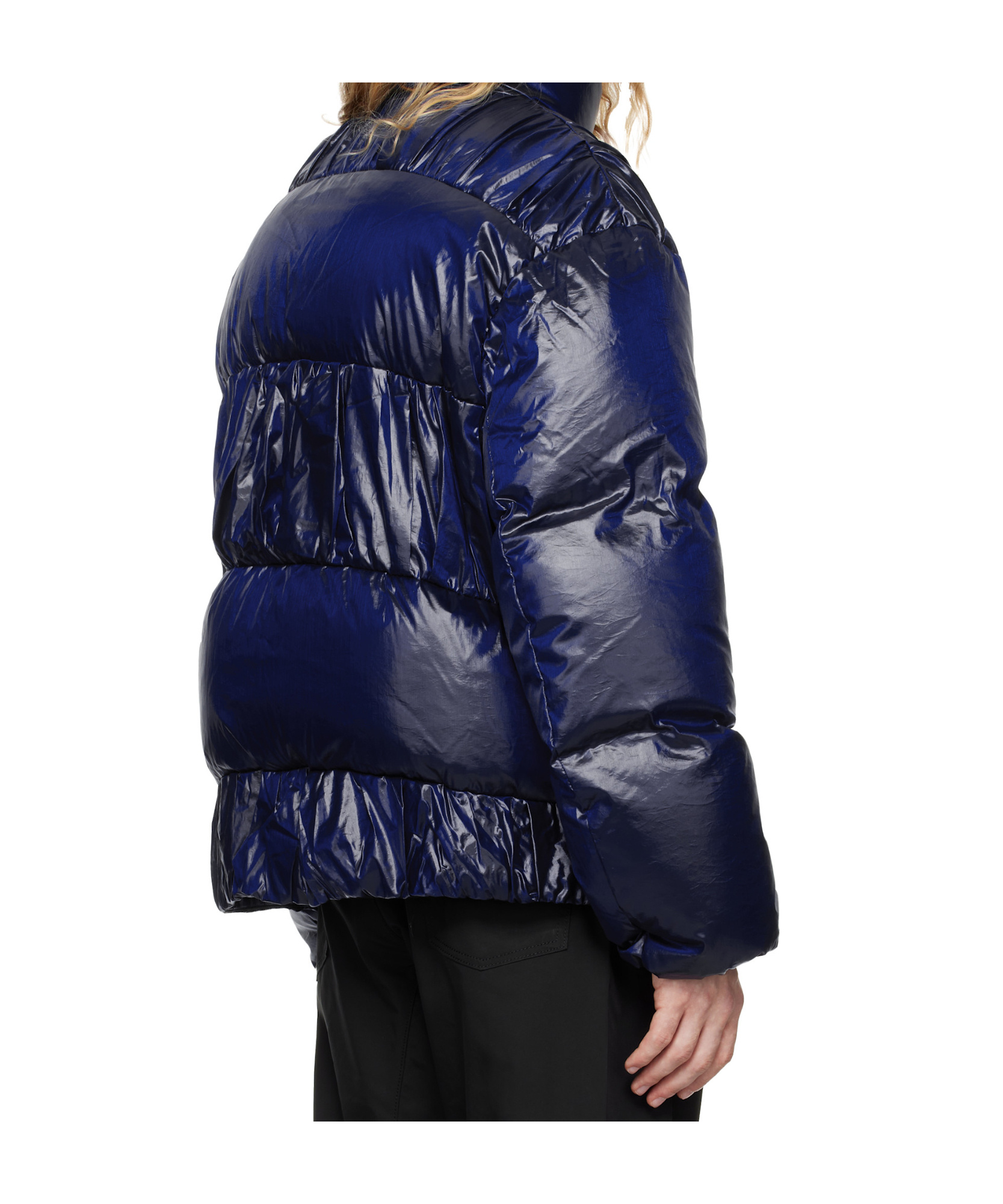Ader Error Long-sleeved Down Jacket In Black