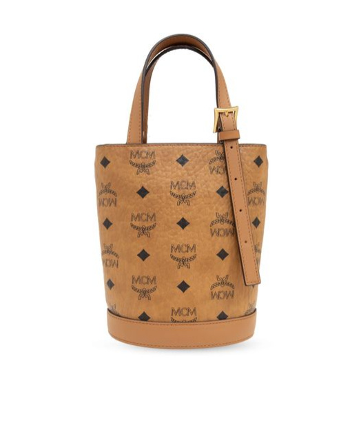 Mcm Aren Tote Bag In Brown