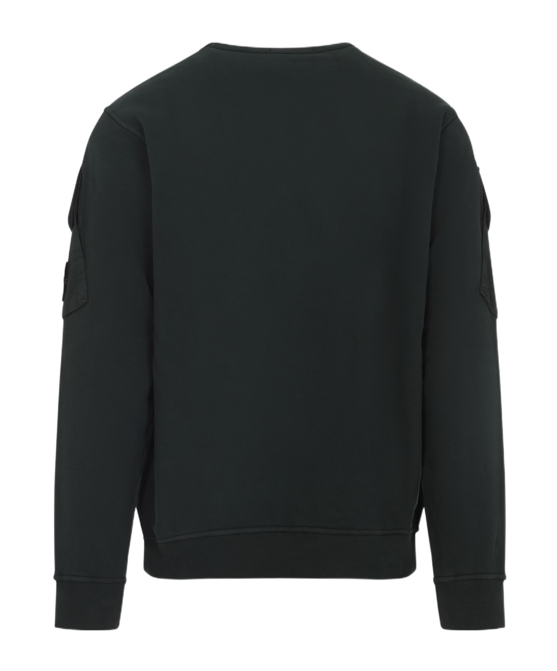 Stone Island Cotton Sweatshirt In Black