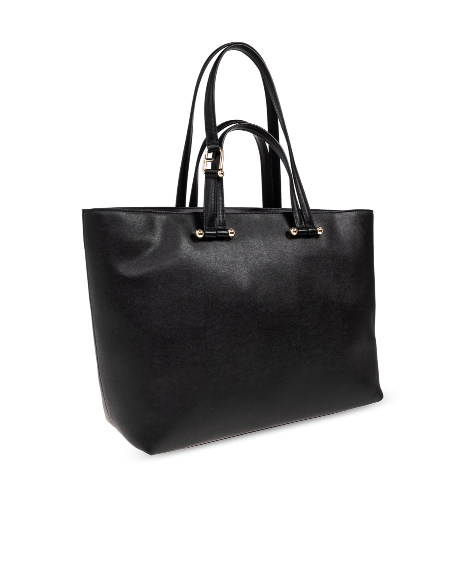 Furla Black Bag Duetto Large Type Shopper In Black