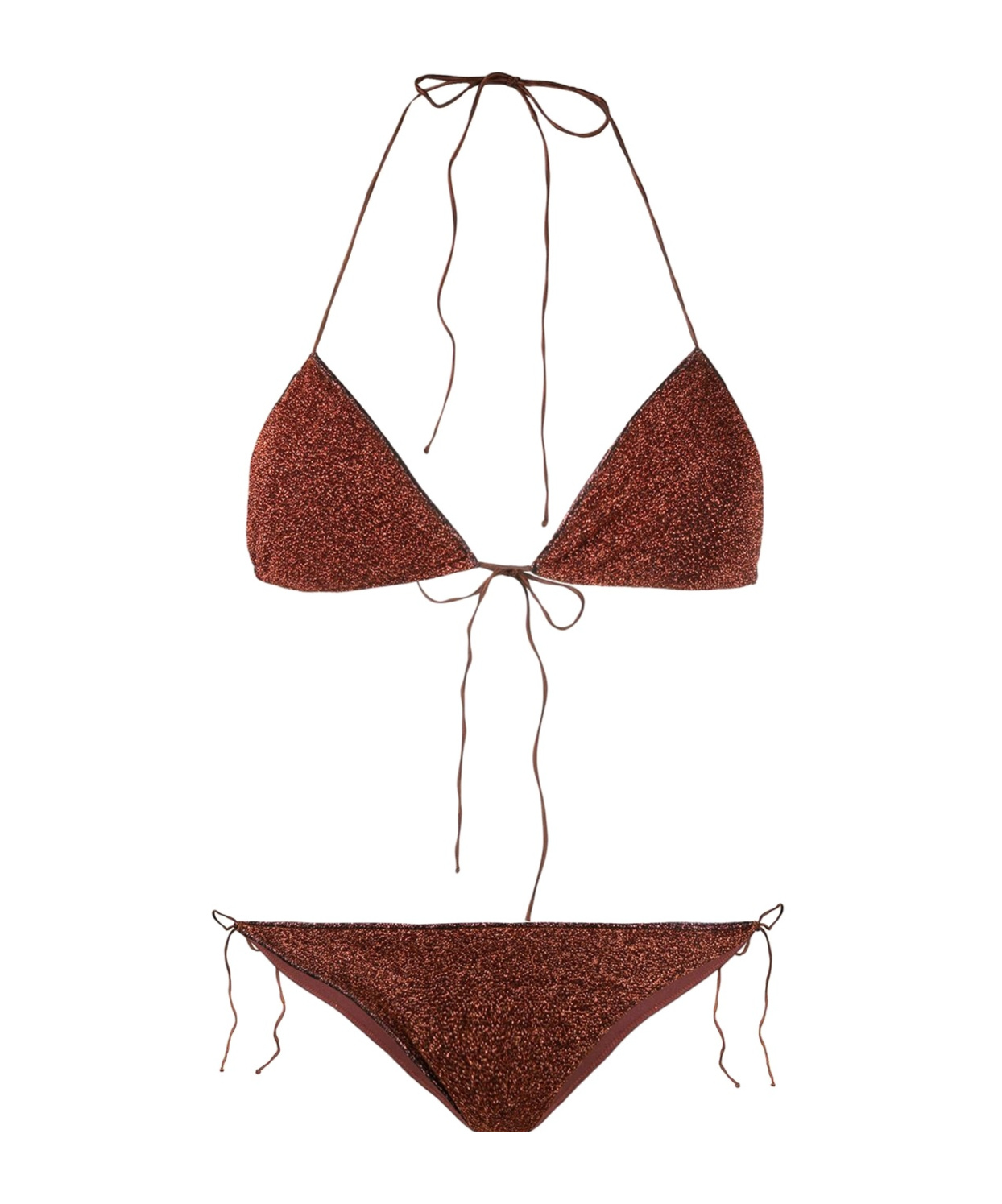 Oseree Ponytail Bikini In White