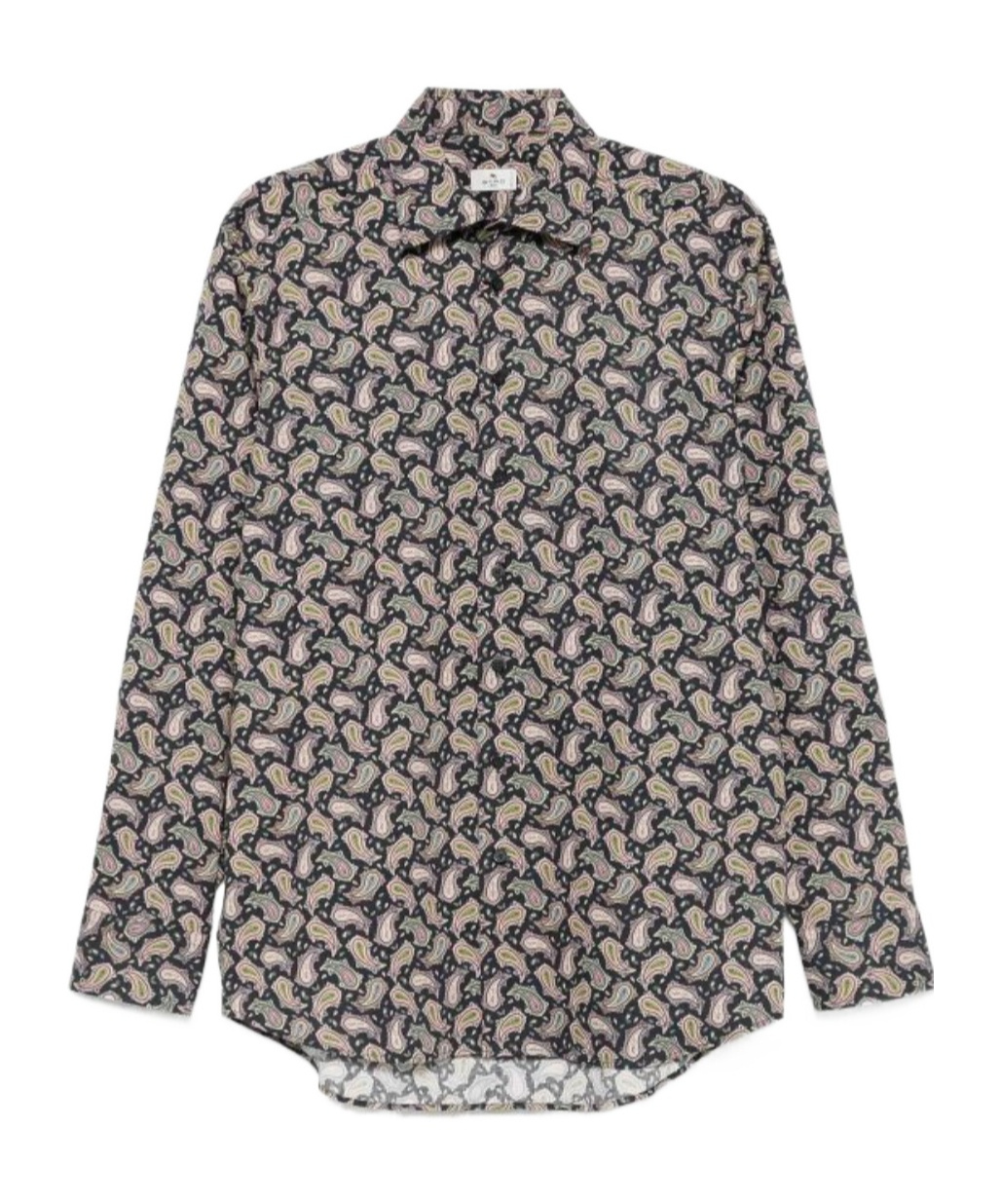 Etro Roma Paisley Print Shirt In Brown