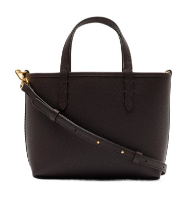 Burberry Mini Reversible Bloomsbury Tote In Black