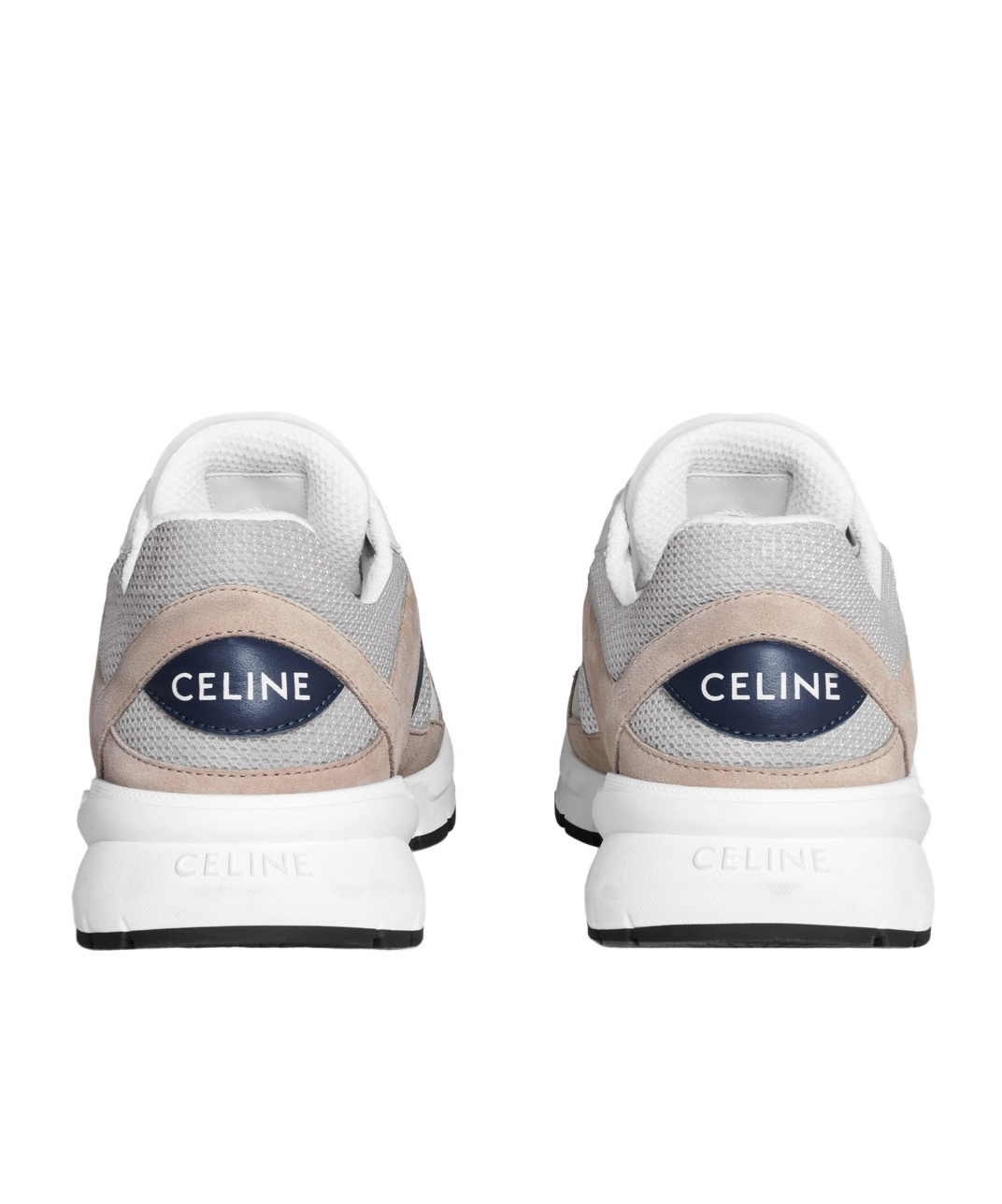 Celine Laced Sneakers In White