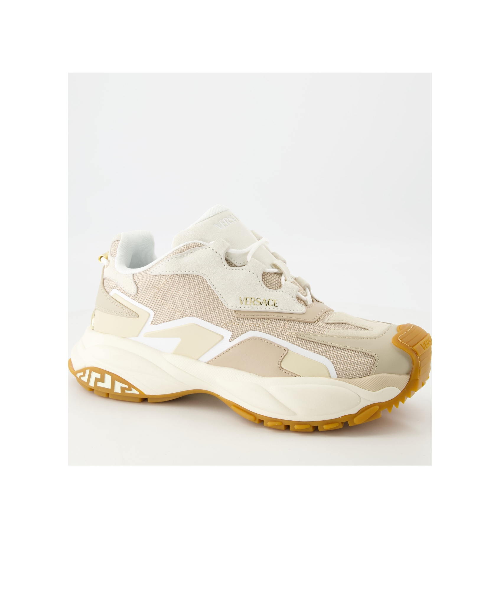 Versace Low Top Sneaker In White