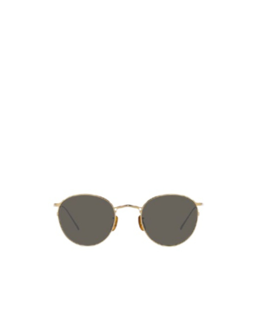 Oliver Peoples Micro-standard Round Sunglasses In Brown