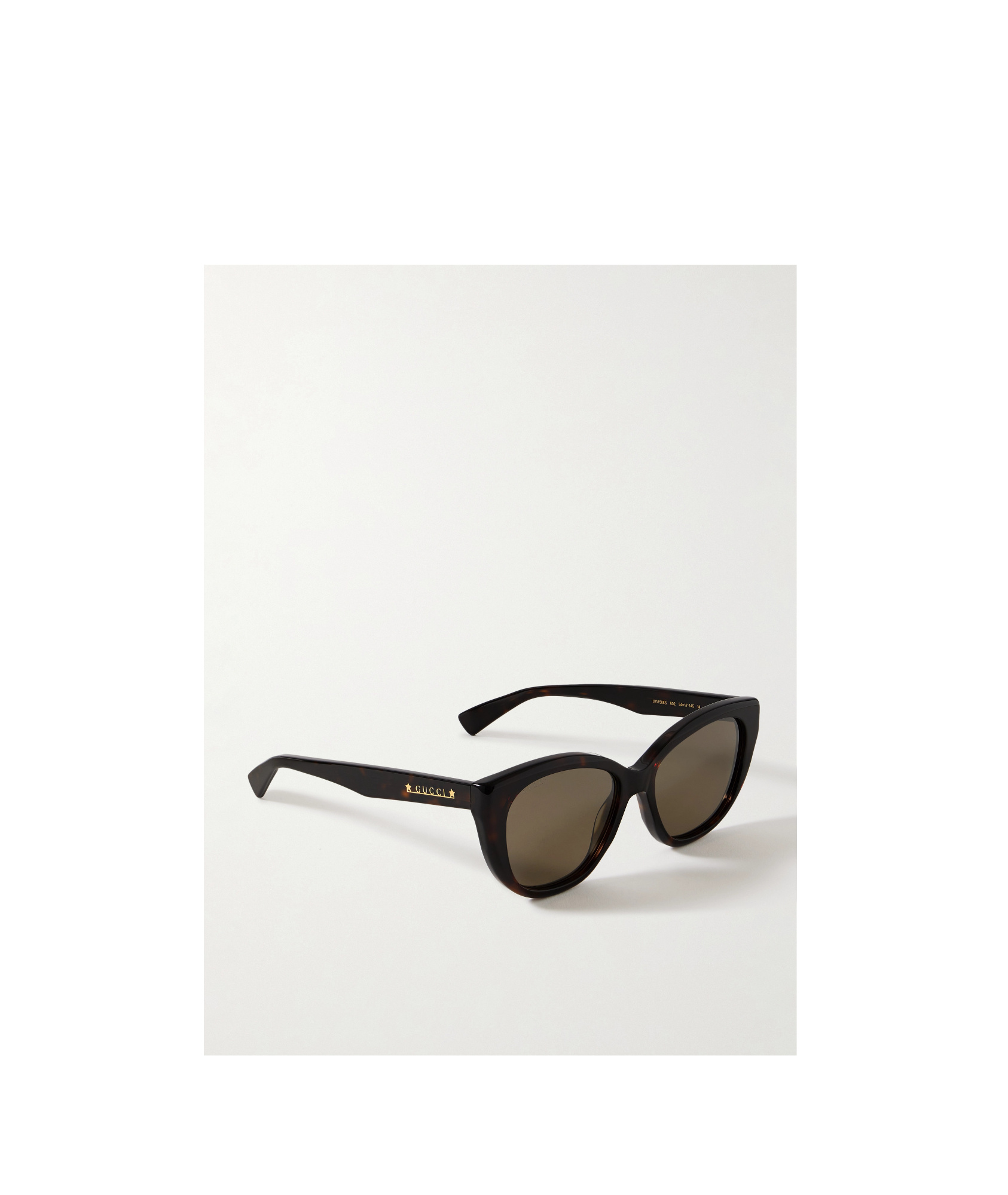 Gucci Tortoiseshell Cat-eye Sunglasses In Black