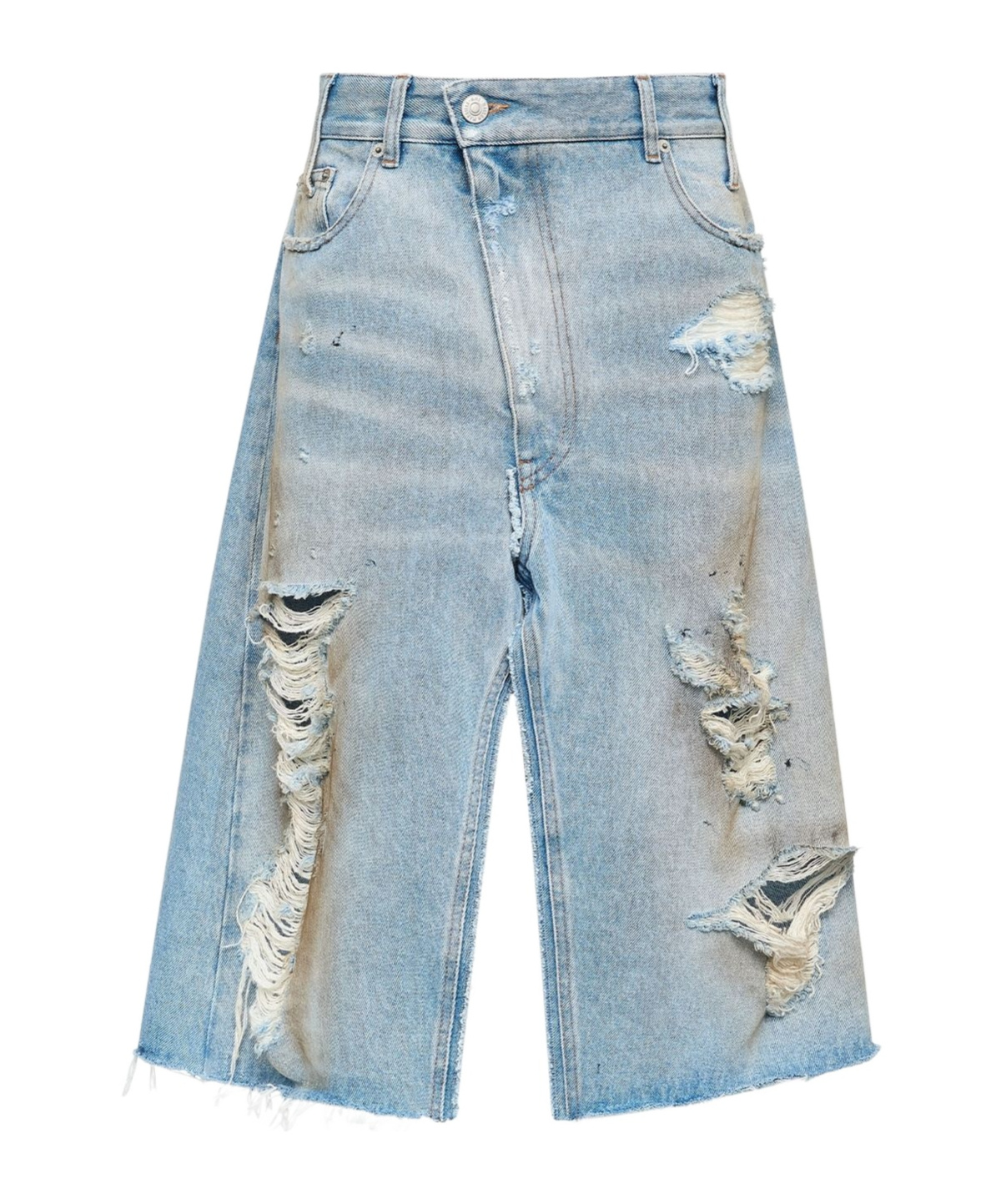 Mm6 Maison Margiela Knee Length And Midi Skirts In Light Blue